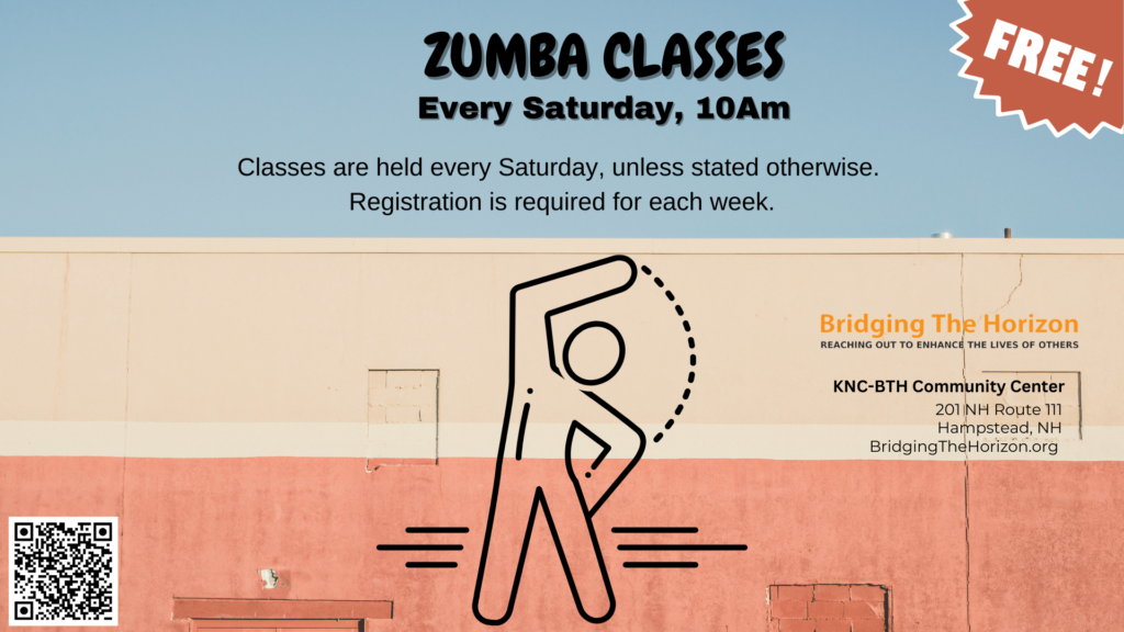 Zumba class every Saturday